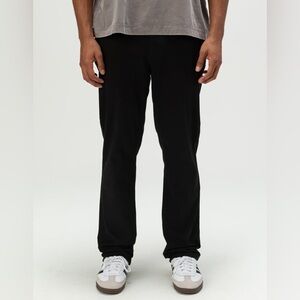 RSQ Mens Slim Straight Chino Pants Tilly’s NEW Size 36x30 Black